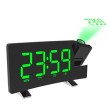 TECHMART| Radio projection alarm clock Large screen LED display electronic clock