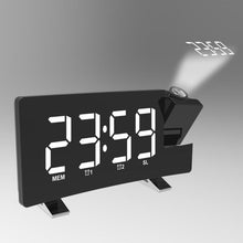 TECHMART| Radio projection alarm clock Large screen LED display electronic clock