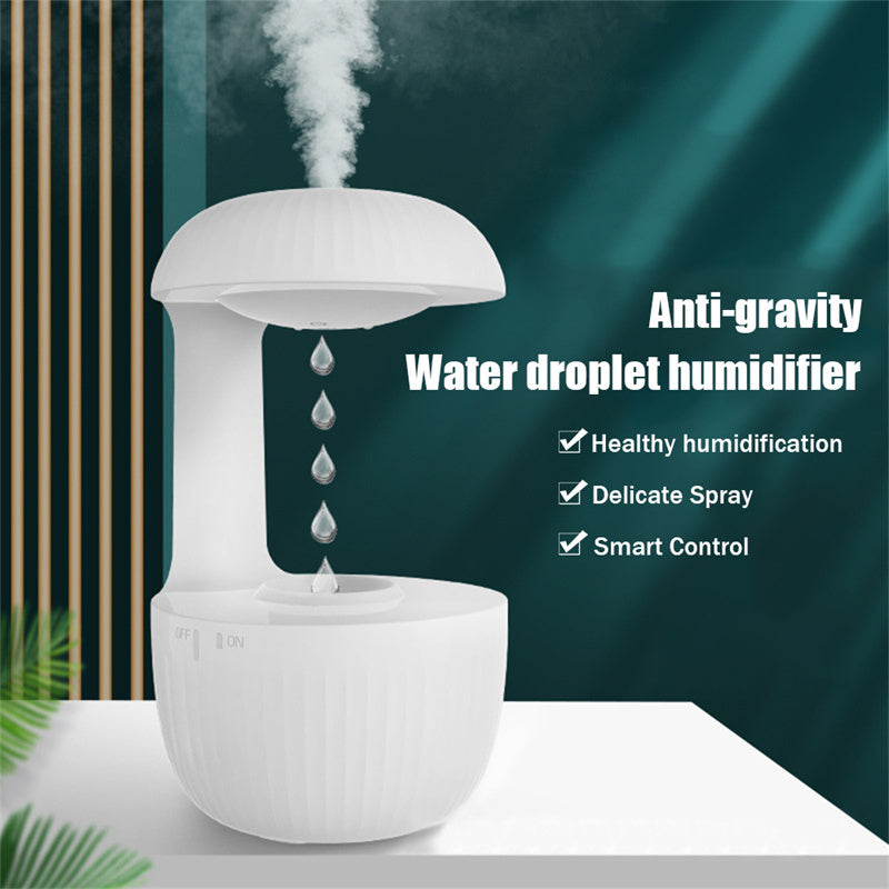 TECHMART| Anti-Gravity Air Humidifier – Levitating Water Drops Mist Maker