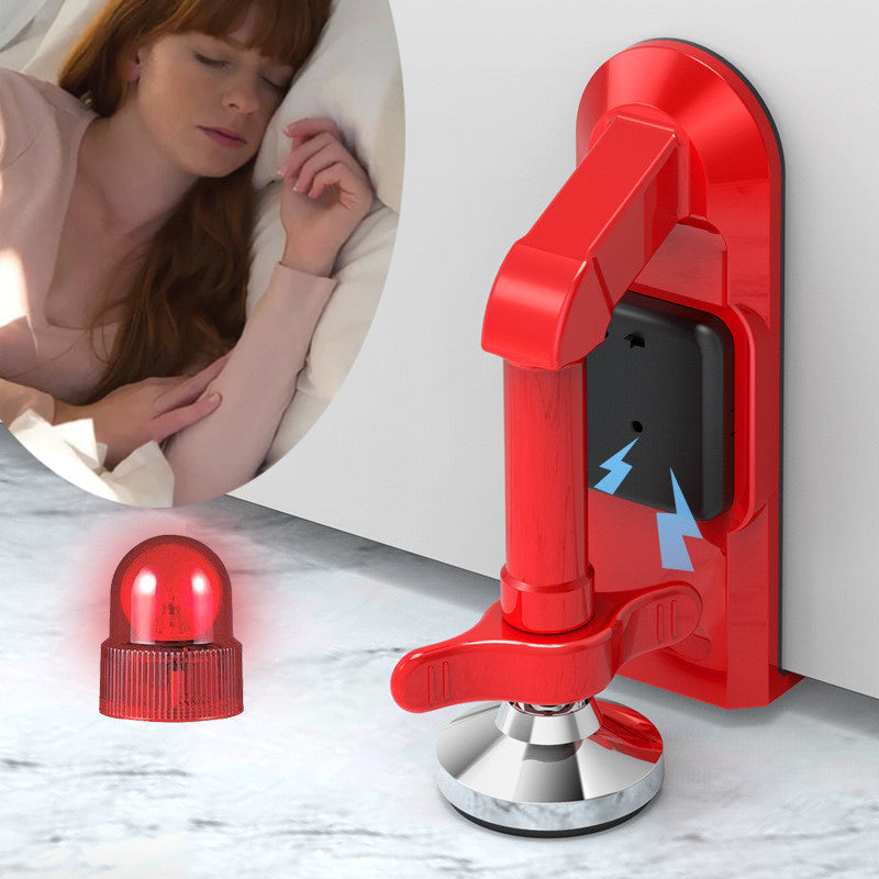 Portable Door Lock & Self-Defense Alarm Device