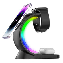 TECHMART| 4-in-1 Magnetic Wireless Charger – Fast Charging Dock