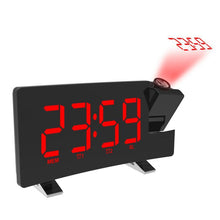 TECHMART| Radio projection alarm clock Large screen LED display electronic clock