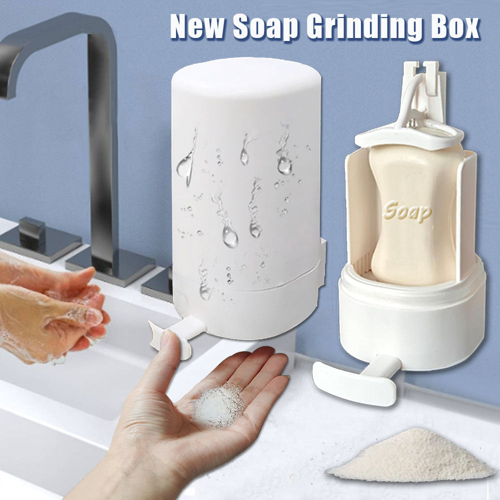 Soap Grinder Dispenser – Wall Mounted Soap Powder Box