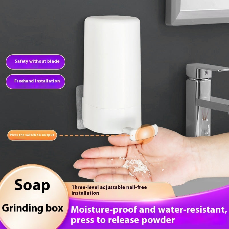 Soap Grinder Dispenser – Wall Mounted Soap Powder Box